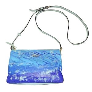 Kate Spade Sky Blue and Violet Crossbody Bag